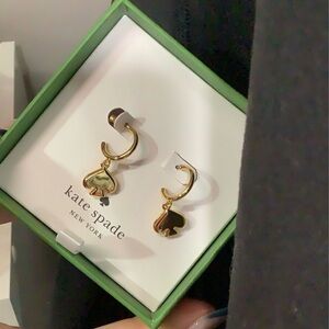 Kate Spade Gold stud earrings new in box